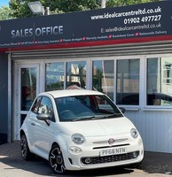 2018 Fiat 500 1.2 S Hatchback 3dr Petrol Manual Euro 6 (s/s) (69 bhp) Hatchback 