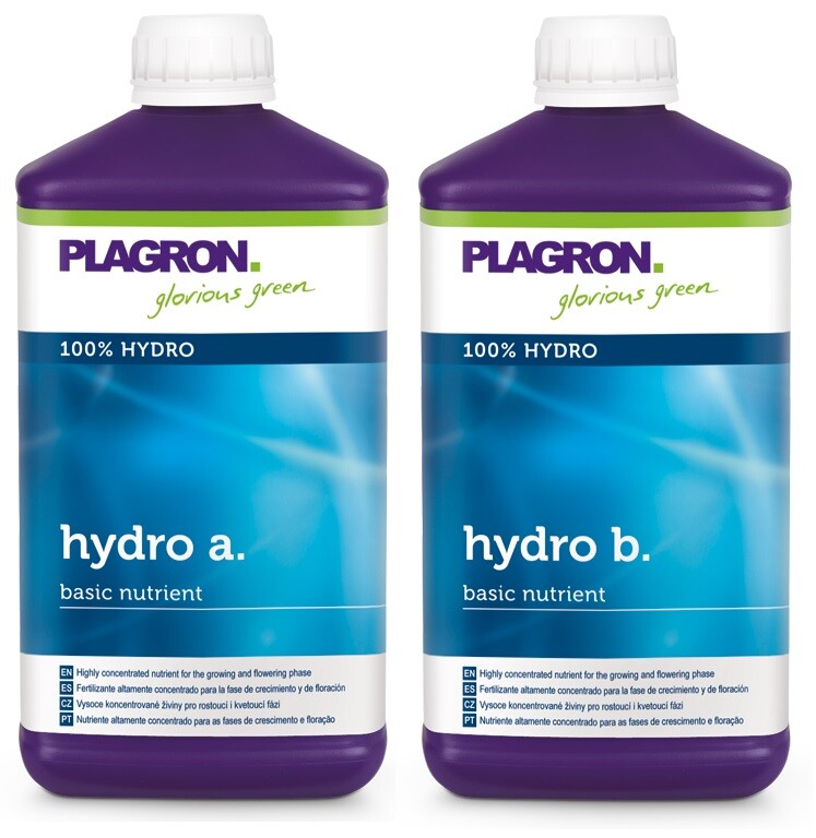 Plagron Hydro A+B 1l - Hydroponischer DÃ¼Nger Aeroponik Hydro  (7,45 Eur/L)