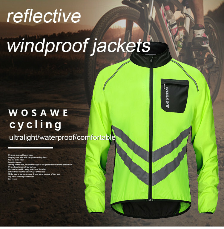 Fahrrad Jacken Herren Cycling Jacket Wind Reflektierend Mäntel Fahrrad 2020 NEU