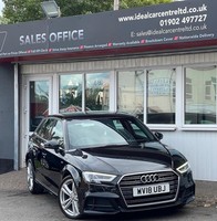 2018 Audi A3 1.6 TDI S line Sportback 5dr Diesel Manual Euro 6 (s/s) (110 ps) Ha