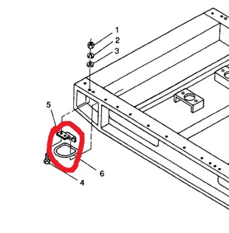 MEP 802A 803A Tiedown Ring & Bracket 88-22000 88-21000 Used Cheap
