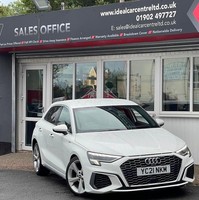 2021 Audi A3 1.5 TFSI 35 S line Sportback 5dr Petrol S Tronic Euro 6 (s/s) (150 