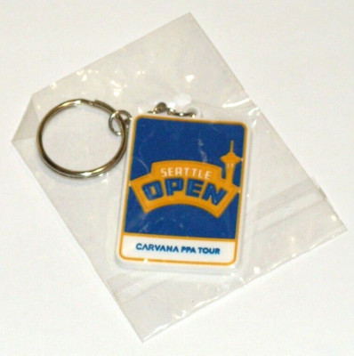 Seattle Open Keychain Rubber Carvana PPA Tour Key Ring Professional Pickleball