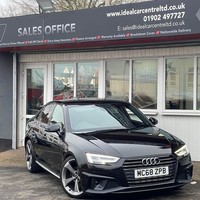2019 Audi A4 2.0 TFSI 35 Black Edition Saloon 4dr Petrol S Tronic Euro 6 (s/s) (