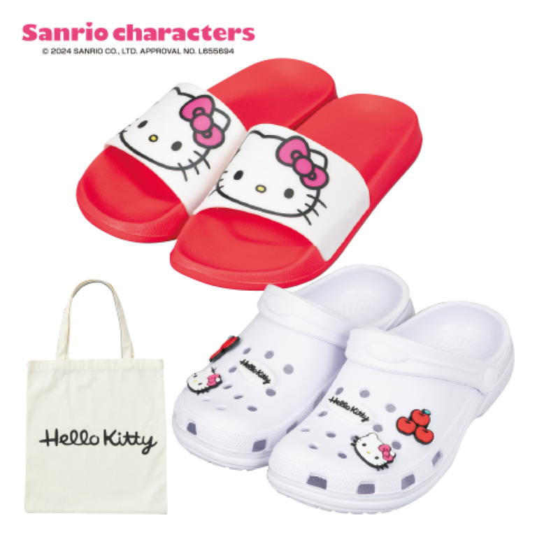 サンダル・ミュール TAW&TOE Plumpy Tan Hello Kitty Charm Tag