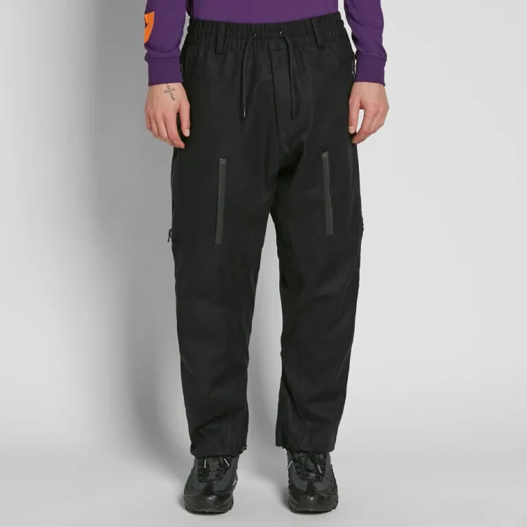 Pre-owned Nike Lab Nrg Acg Cargo Pants Loose Fit Black (aq3524-010) Men's Sz Large