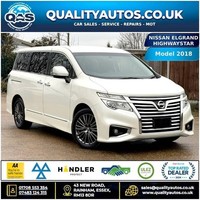 2018 Nissan Elgrand NISSAN ELGRAND HIGHWAYSTAR 2.5 AUTO PETROL 18-18 ULEZ 7 SEAT