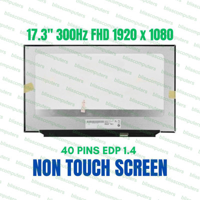 17.3'' Fhd Ips Ag 300hz 16m Display Screen Omen Hp Laptop 17-cb1009tx