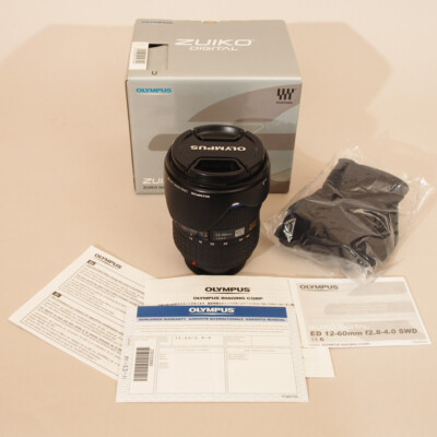 Olympus Zuiko 12-60mm f/2.8-4 SWD ED Lens For Four Thirds Near Mint in Box
