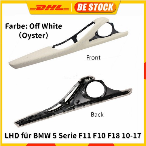 Auto Innentürgriffe Für BMW 5er F10 F11 - Echtleder Armlehnen LHD/RHD In Oyster Farbe