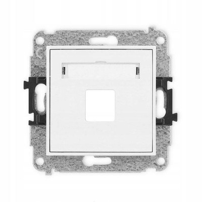 Keystone Buchse Multimedial Single Weiß Matt