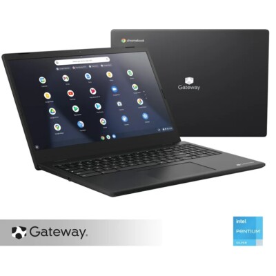 Gateway 15.6'' Chromebook, Intel Pentium Silver N6000, 4GB RAM, 128GB HD, Laptop