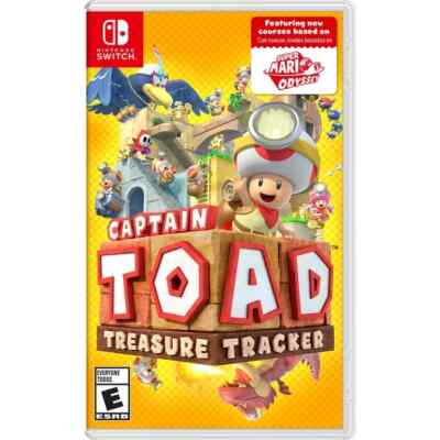 Authentic Case ONLY Replacement Nintendo Switch Captain Toad Treasure Tracker