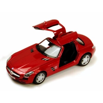 5349 Brand New 5''Kinsmart Mercedes Benz SLS AMG Diecast Model Toy Car 1:36 Red 