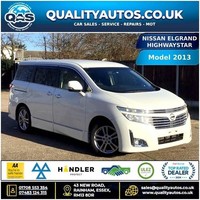 2013 Nissan Elgrand NISSAN ELGRAND HIGHWAYSTAR 2.5,13-13 ULEZ, 7 SEATS, FRESH IM