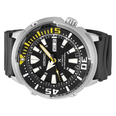 Pre-owned Seiko Prospex Men's Srpe87k1 Analog Watch Automatic Steel Black Dial 47mm