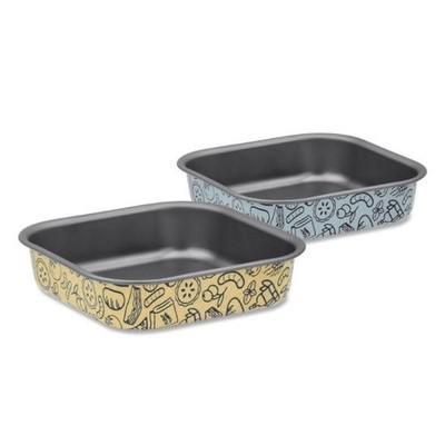 1 Pezzo Teglia Antiaderente per Friggitrice ad Aria Ayr Fry 20 x 20 cm 2 Colori