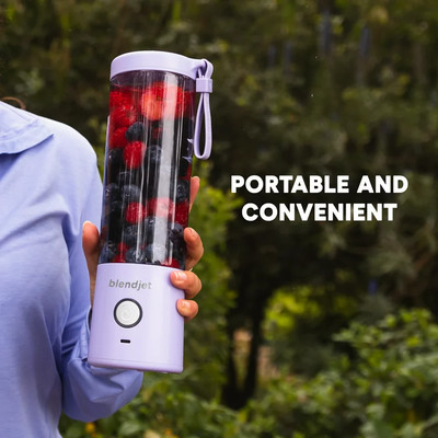 The BlendJet 2 is the OG portable blender, 20 oz, in sleek black! 