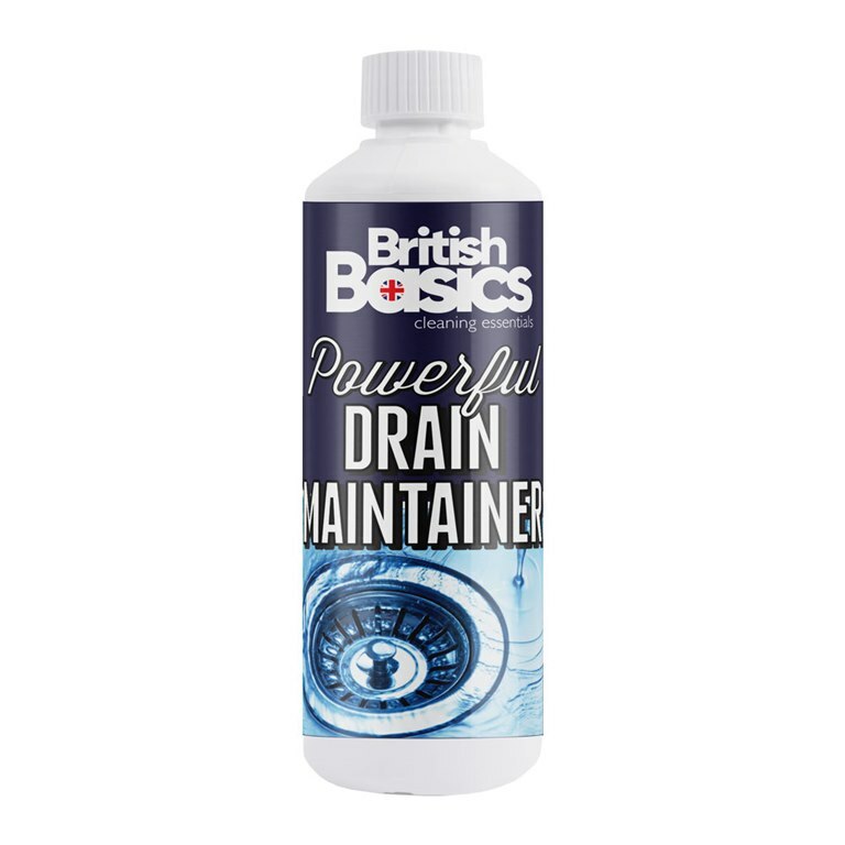 Powerful Enzyme Based Drain Maintainer British Basics 500ml Digests Fat & Grease