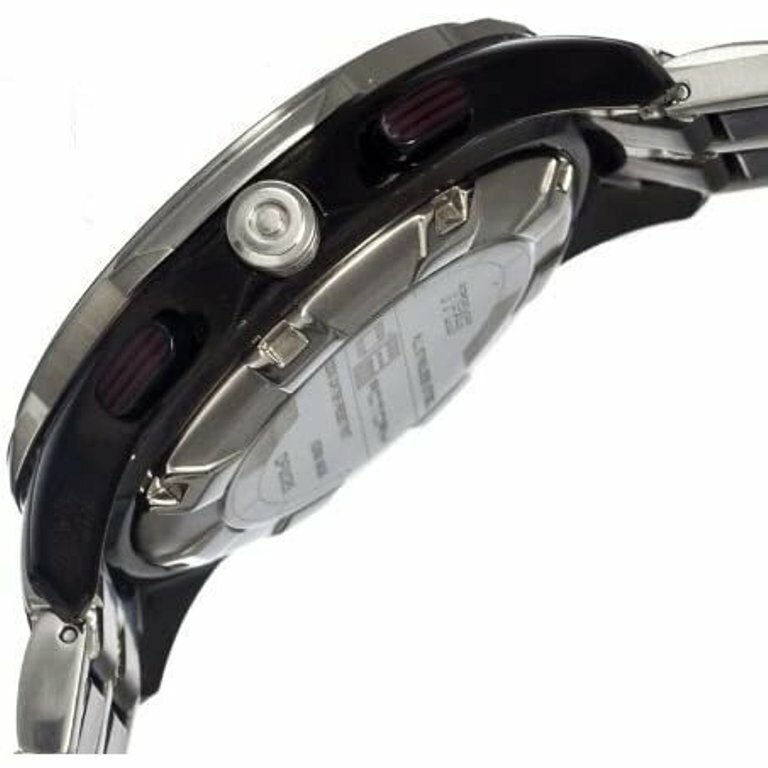 D.Factory Black Label Chronograph Silvertone/Black Mens Watch DFW025CBC