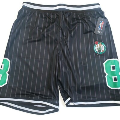 NBA Boston Celtics UNK Athletic Basketball Shorts Kemba Walker #8 Black Mens M