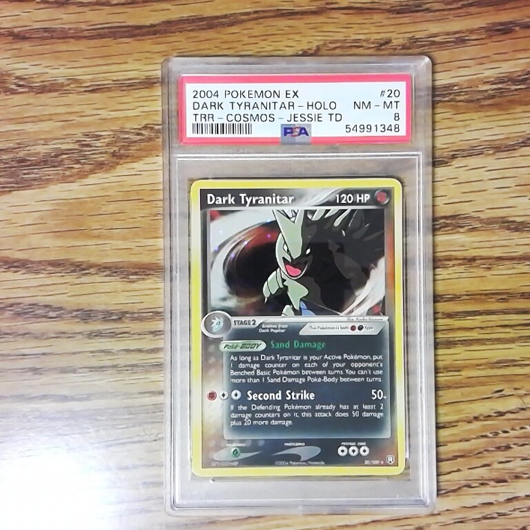 わるいバンギラス DARK TYRANITAR-HOLO PSA8 Pokemon 2001 Japanese Neo 4 Destiny #248 - Dark Tyranitar