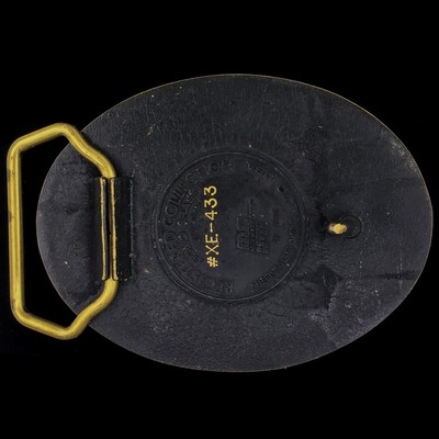 Vtg Cheyenne Frontier Days 90th Daddy Of Em All Rodeo Western Nos Belt Buckle