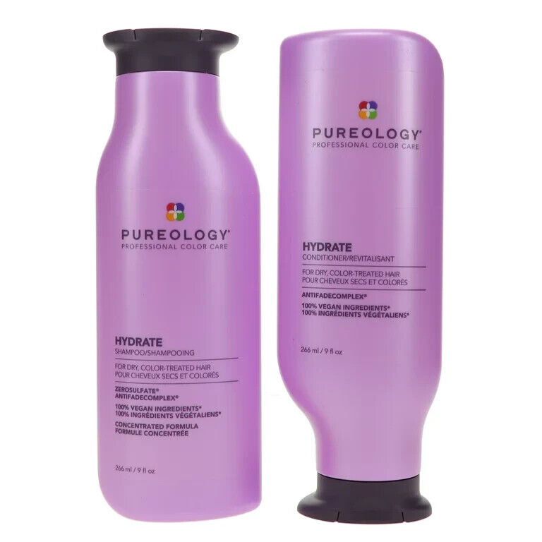 Pureology HYDRATE Shampoo and Conditioner 9 fl. oz. 1 SET*