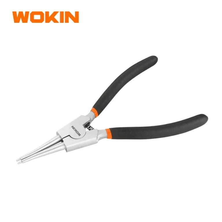PINZA PER ANELLI ESTERNI BECCHI DRITTI DIRITTI SEEGER DI SICUREZZA 180 mm WOKIN