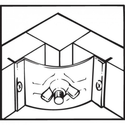 16 Gauge Steel Corner table leg brackets SET kit brace Kerf Apron support Mount