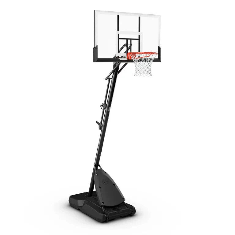 Spalding 54 In. Shatter-proof Polycarbonate Exacta height® Portable Basketball