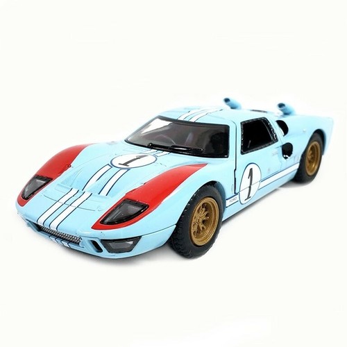 ミニカー 1966 Ford GT-40 MK 2 Blue Kinsmart 5