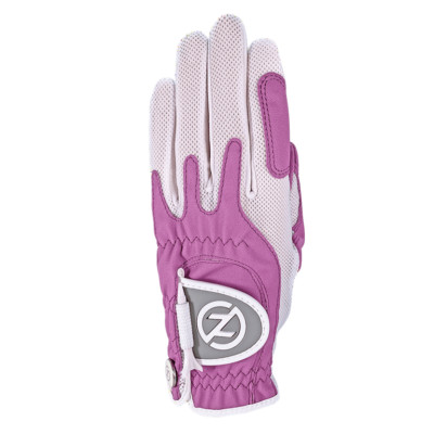 Zero Friction Ladies Compression Fit Golf Glove, Left Hand, One Size, Lavender