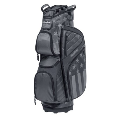 New Bag Boy Golf ZP CB-15 Cart Bag Stars & Stripes/Charcoal
