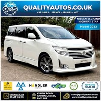 2013 Nissan Elgrand NISSAN ELGRAND HIGHWAY STAR 2.5 AUTO PETROL 13-62 ULEZ 7 SEA