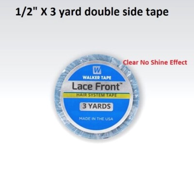 Lace Front Support Tape 1/2'' X 3 yard roll double side adhesive