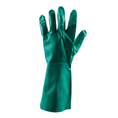Green 13'' Flocklined 15mil Nitrile Gloves (2970C-XL-3PR2)
