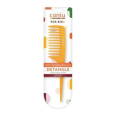 NEW Cantu Kids' Detangling Ultra Glide Hair Comb Orange Color 1 Ct