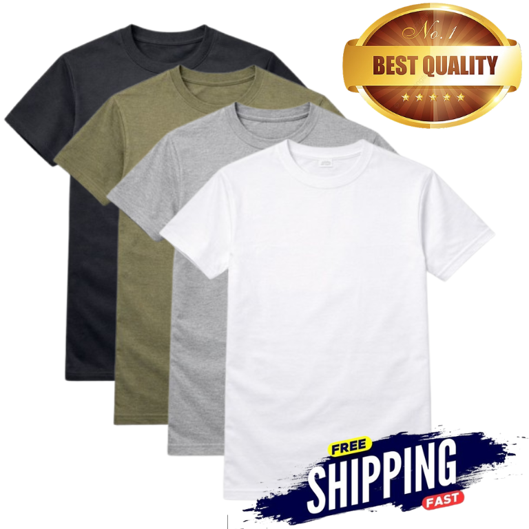 Men’s Plain T-Shirt – 100% Cotton | Premium 220GSM | Soft & Durable | S–XL