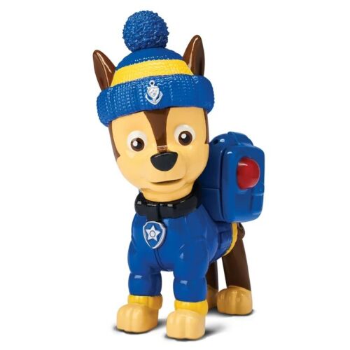 ::Paw Patrol Snow Rescue – Chase with Transforming Pup Pack and Badge NEW