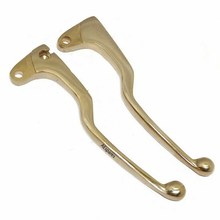 Fits Royal Enfield Early Model Vintage Brass Brake & Clutch Lever Set 