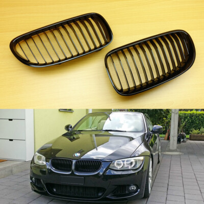 2011-2013 Gloss Black For BMW E92 LCI Coupe E93 Convertible Front Grille