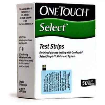 One- Touch Select 50 Test Strips LONG EXPIRY BEST QUALITY AUTHENTIC