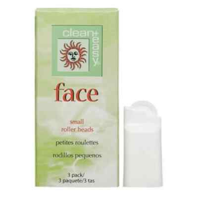 Clean+Easy - 3 Small roller heads for FACE (4PK)