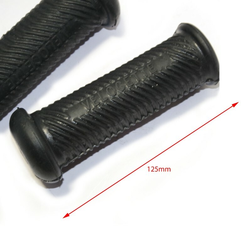 Velocette Logo Embossed Footrest Peg Rubber Set For Velocette Bike  