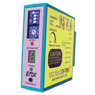 EMX D-Tek 12/24V Ultra II Loop Vehicle Car Detector Plug-In Sensor Gate Opener