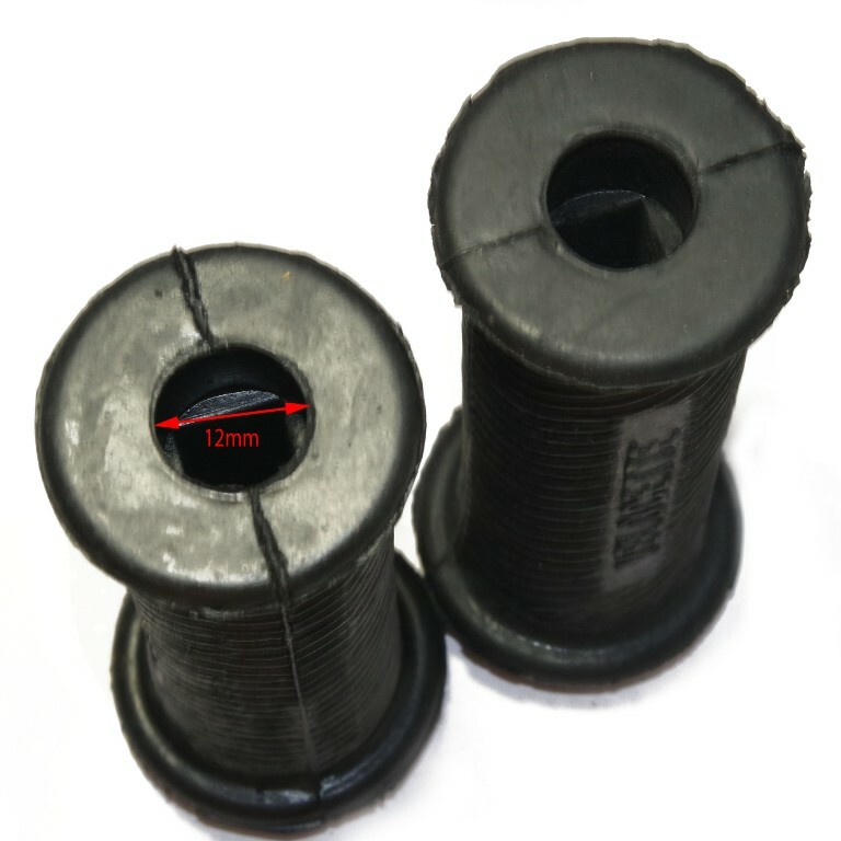 Velocette Logo Embossed Footrest Peg Rubber Set For Velocette Bike  