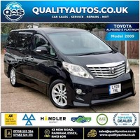 2009 Toyota Alphard TOYOTA ALPHARD-S PLATINUM, 2.4 AUTO ULEZ 09-09 FRESH IMPORT 