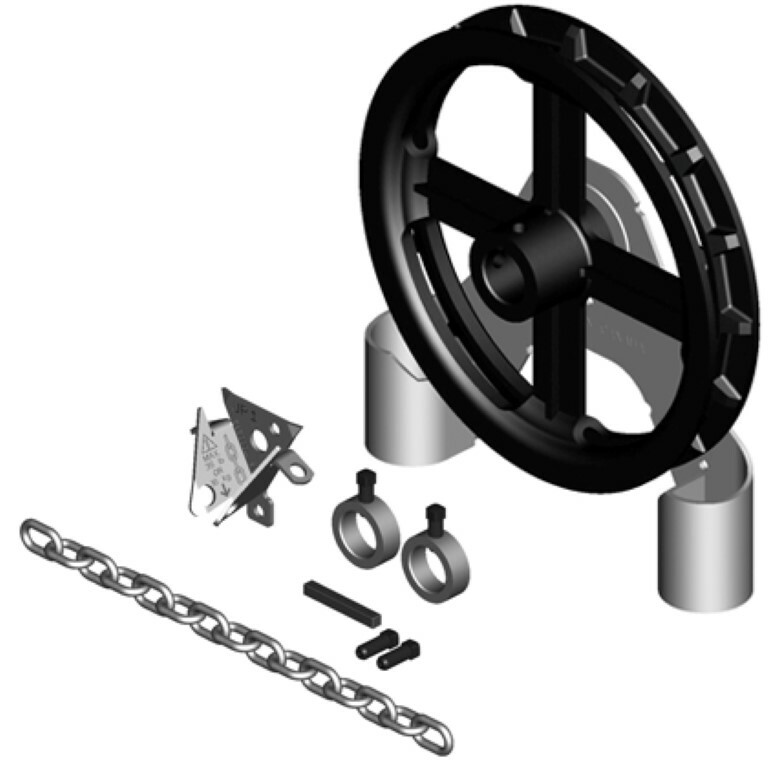 Garage Door Chain Hoist 2000D Direct Drive 1″ shaft 5