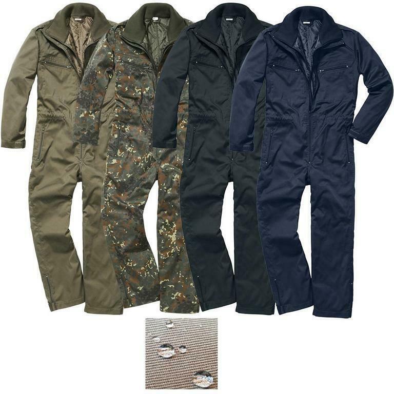 wasserabweisend Brandit Armee Panzerkombi + herausnehmbarer Unterziehkombi